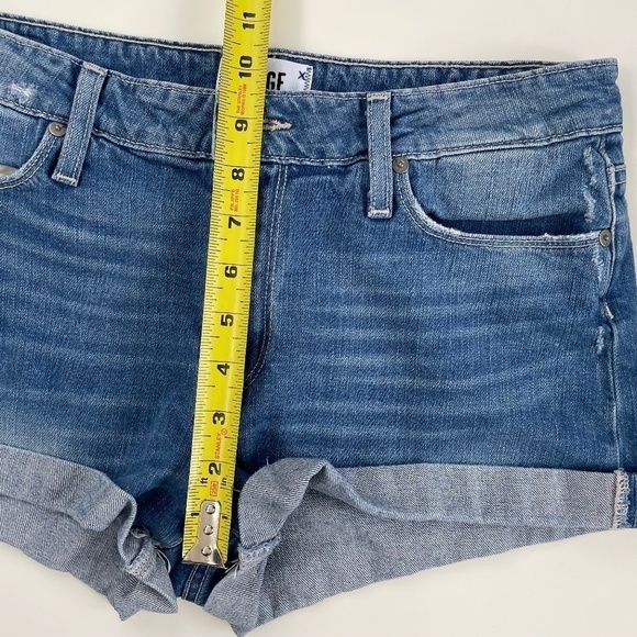 PAIGE Women's Jimmy Jimmy Shorts, Finnick Destructed Denim Shorts Size 28 - Picture 10 of 11